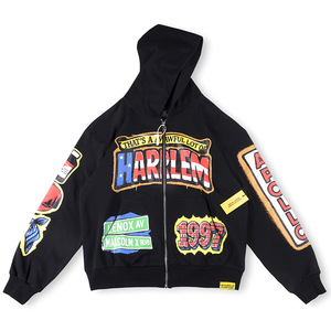 Sweat à capuche zippé pour <span class=keywords><strong>homme</strong></span> de qualité supérieure, 100 % coton, épais, style <span class=keywords><strong>streetwear</strong></span>, <span class=keywords><strong>marque</strong></span> THAT'S a AWFUL LOT of COUGH SYRUP - Product Image 4