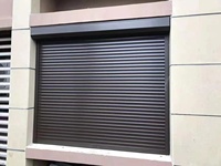 Persianas Enrollables Automáticas Modernas de Aleación de Aluminio para Hoteles, Resistentes a Huracanes, Ecológicas, Duraderas, de Apertura Vertical para Ventanas de Viviendas