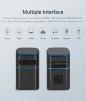 Vente en gros de projecteurs portables D042 DLP vidéo Android Smart Mobile Phone Home Cinéma portable 4k Led Mini projecteurs