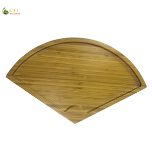Tabla <span class=keywords><strong>de</strong></span> Quesos Grande <span class=keywords><strong>de</strong></span> Bambú con Juego <span class=keywords><strong>de</strong></span> Cuchillos, se Almacena Compactamente y se Abre hasta un Diámetro <span class=keywords><strong>de</strong></span> 14 Pulgadas para Quesos y Aperitivos - Product Image 4