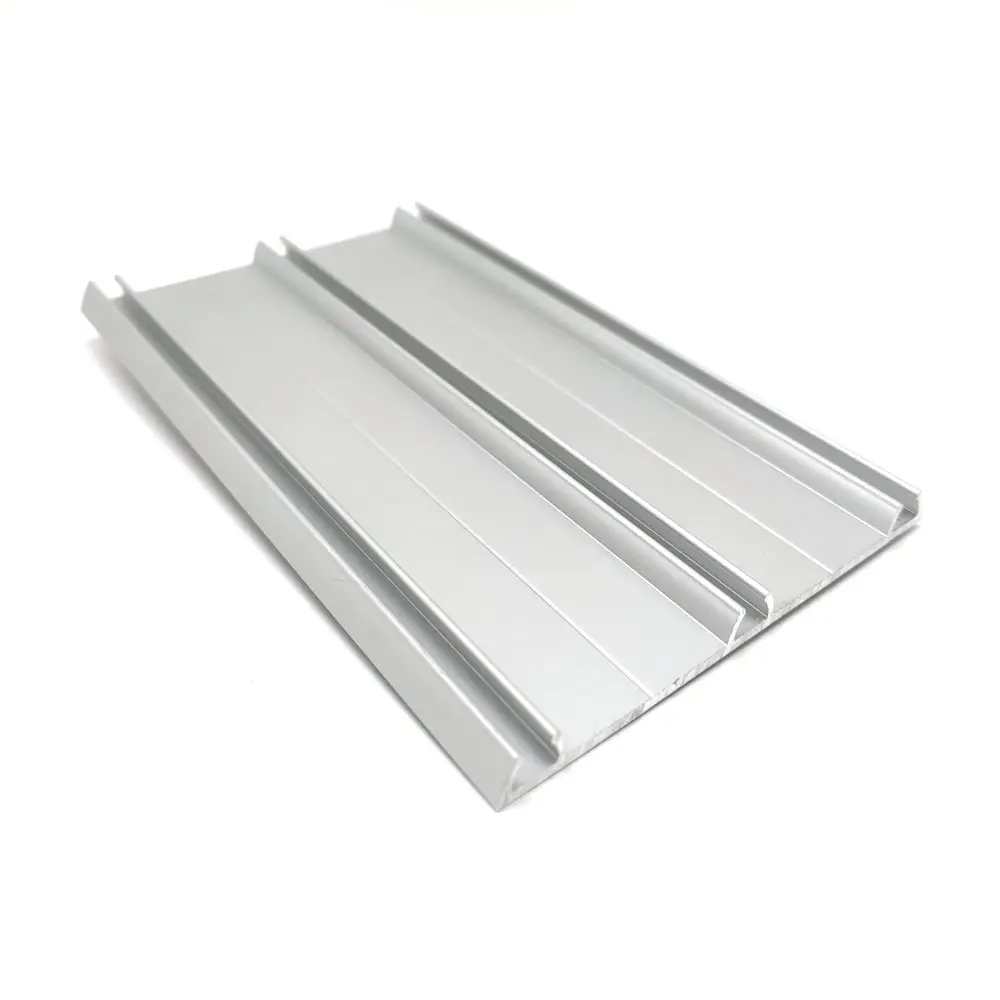 Kunden spezifische Aluminium-Garderoben profile. Aluminium Sliding Door 3-track-Sliding Closet Door Profiles
