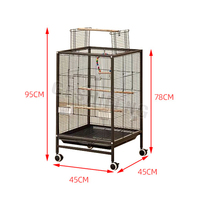 Cages à oiseaux de grande taille pour cailles, perroquets, pigeons, canaris, utilisées dans les usines en Chine, 45*45*78cm, cages d'élevage multicouches pour l'exposition d'oiseaux