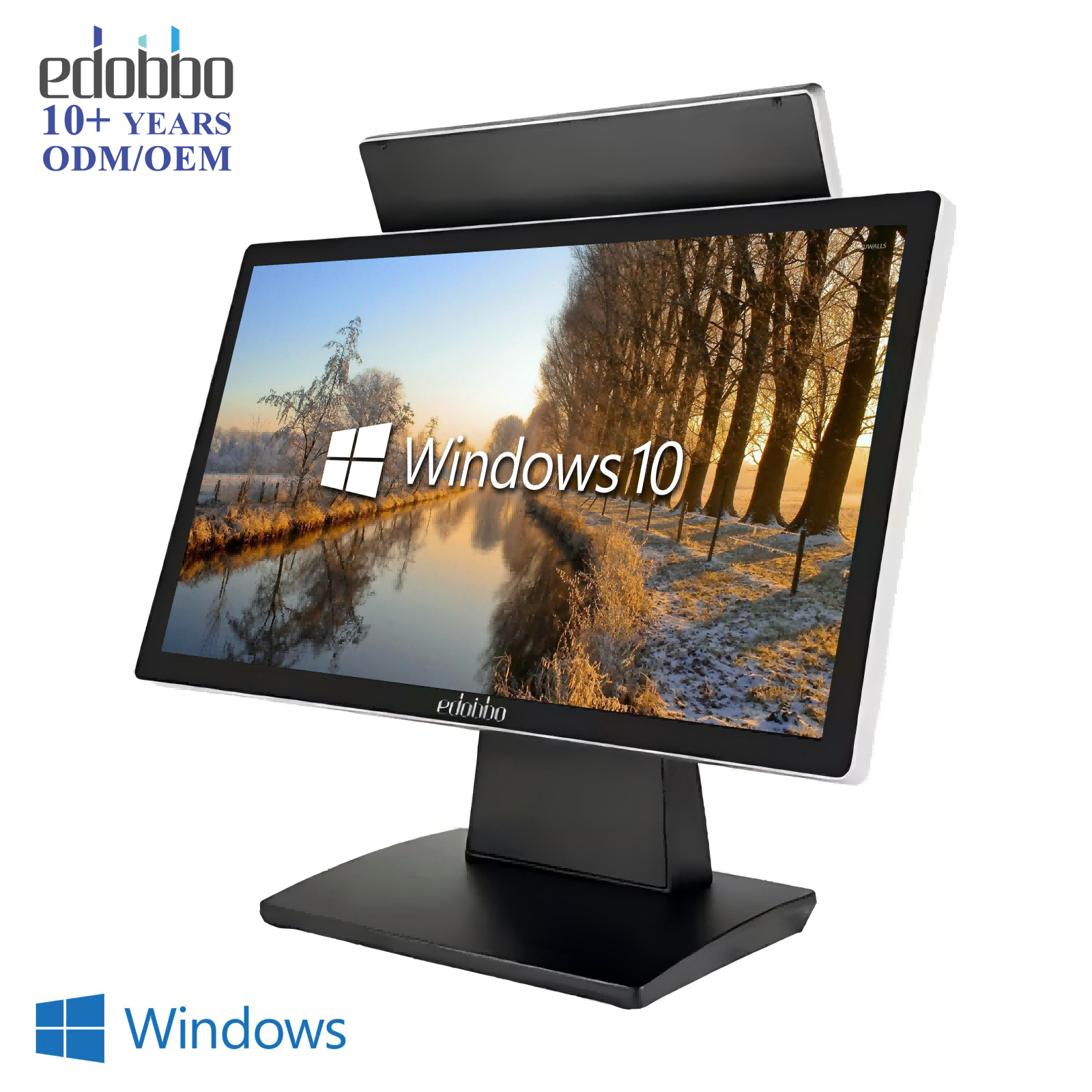 21,5 универсальная система оплаты с сенсорным экраном для ПК Windows POS с валютным Биндер для нескольких приложений POS