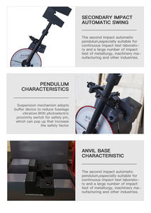 LIYI <span class=keywords><strong>ASTM</strong></span> <span class=keywords><strong>E23</strong></span> Metall-Schlagprüfgerät Metall-Pendel-Schlagprüfgerät 300J/500J/800J Schlagprüfmaschine - Product Image 5