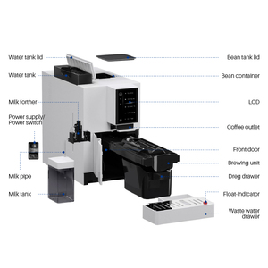 Fully <b>Automatic</b> <b>Coffee</b> Maker Professional Espresso Office Smart <b>Machine</b> With Milk <b>Coffee</b> Maker - Product Image 2