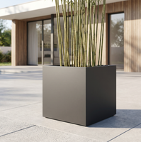 Kit de jardinière surélevée en acier corten personnalisé, montage facile, bac de plantation modulaire, jardinière pour légumes pour jardin