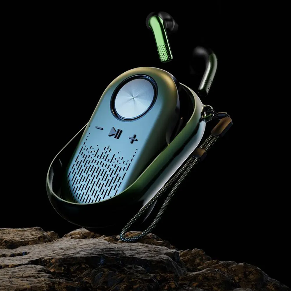 새로운 디자인 휴대용 미니 빅 파워 전화 통화 블루투스 사운드 스피커 야외 이어폰 스피커