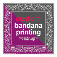 Bandana personnalisé imprimé pour les cadeaux d'entreprise Salons professionnels et campagnes marketing avec intégration de logo personnalisé
