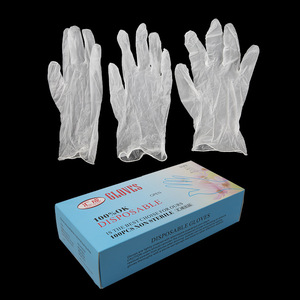 Disposable Vinyl Gloves Non-Sterile Latex Free For Salon Hair Dyeing Cleaning Protection Large Medium Small Size - Product Image 1
