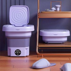 Lavadora Portátil Plegable Eléctrica de 8L, Mini Lavadora Todo en Uno para Ropa de Bebé con Centrifugado - Product Image 5