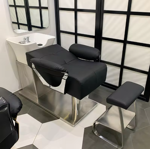 Mobilier de salon de <span class=keywords><strong>coiffure</strong></span> multifonctionnel bon marché design pour salon de beauté lit shampoing et massage avec bol - Product Image 3