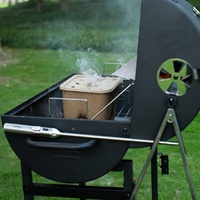 Boîte à barbecue en bambou jetable magique, boîte à charbon de bois portable à combustion totale, à usage unique, pour la famille, le camping en plein air, boîtes à feu, charbon de bois pour barbecue