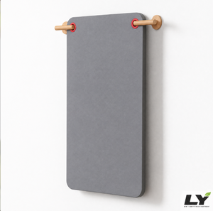 Tappetino <span class=keywords><strong>Yoga</strong></span> da Parete NBR 180x60cm Spessore 15mm, Tappetino per Esercizi Antiscivolo ad Alta Densità con Occhielli per Palestra Domestica - Product Image 3