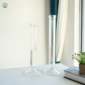 आधुनिक कलात्मक लंबा स्पष्ट रंग बोरोसिलिकेट ग्लास सिलेंडर <span class=keywords><strong>vase</strong></span> फूलों के लिए टेबलटॉप उपयोग हाइड्रोपोनिक शादी घर सजावट - Product Image 3