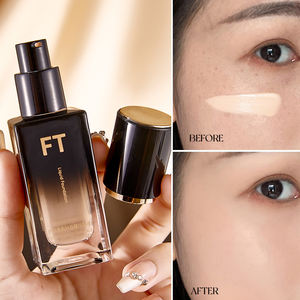 Venta al por mayor de maquillaje con etiqueta privada cobertura completa impermeable y Mate impermeable ligero de larga duración naturaleza base líquida - Product Image 1