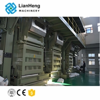 Machine d'emballage entièrement automatique contrôlée par PLC, puissance 220 kW, garantie 5 ans pour la ligne de fibres de polyester en vrac, industrie textile