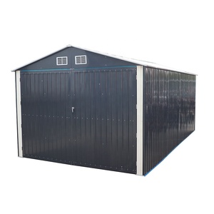 Casa de almacenamiento de Patio de Metal fácilmente ensamblada, gran patio trasero Popular, edificios de césped, muebles de jardín, cobertizo de almacenamiento al aire libre - Product Image 4