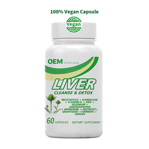 Suplemento Herbal Vegano para la Desintoxicación del Hígado, 100% a Base de Plantas, Cumple con las Normas de la UE, Etiquetado y Empaquetado Personalizados, Suplemento Apto para Veganos - Product Image 6