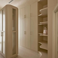 Armoire de chambre moderne en bois pour la chambre à coucher, fournie directement par l'usine en gros