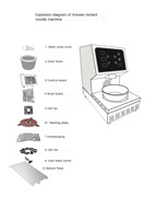 Machine à ramen coréenne 220V avec conception de vente de cuiseur de nouilles de tasse automatique de chauffage par induction