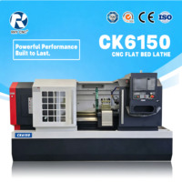 Tour à métaux CNC CK6150-1500, portée de tournage 500 mm, longueur de pièce 1500 mm, 380V, Fanuc, certifié CE ISO9001, horizontal, prix usine