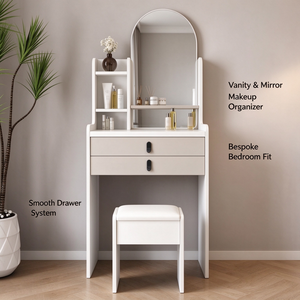 Ensemble de mobilier de chambre d'hôtel contemporain, armoire et table de chevet ignifuges, qualité contractuelle, fabricant modulaire - Product Image 2