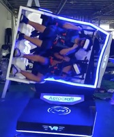 Coloré Parc vr 360, machine de jeu d'arcade de réalité, VR