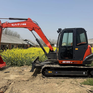 รถขุดมือสอง KubotaKX183 KubotaKX185มือสองขนาด8.3ตันคูโบต้า8ตันทำงานได้น้อยพร้อมติดตั้งด้วยนิ้วหัวแม่มือ - Product Image 1
