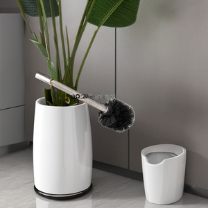 Testina di <span class=keywords><strong>Ricambio</strong></span> Universale Nera in Plastica per <span class=keywords><strong>Scopino</strong></span> WC Sunshine, Setole in Nylon, Design Portatile Ecologico per la Pulizia degli Spazzolini - Product Image 4