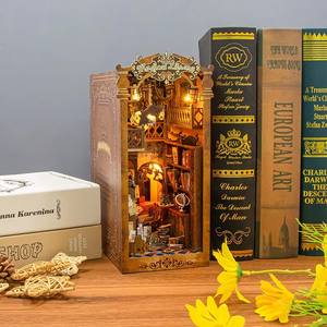 Kit <span class=keywords><strong>de</strong></span> Manualidades para Hacer una <span class=keywords><strong>Casa</strong></span> en Miniatura, Modelo <span class=keywords><strong>de</strong></span> <span class=keywords><strong>Casa</strong></span> para Armar, Decoración <span class=keywords><strong>de</strong></span> Escritorio, <span class=keywords><strong>Casa</strong></span> <span class=keywords><strong>de</strong></span> Madera Retro para Hacer uno Mismo - Product Image 5