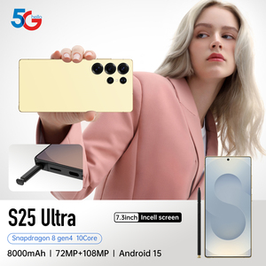 Usine en gros S25 Ultra Plus 5G Smartphone nouvelle génération Android 14 double SIM Deca Core LTE 16GB + 1TB mémoire visage déverrouiller <span class=keywords><strong>nouveau</strong></span> - Product Image 2