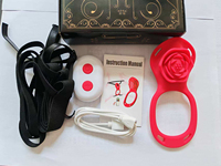 Vibrador para Parejas Otem, Controlado por Aplicación, 9 Modos, Recargable, Impermeable, Bluetooth, Control Dual, Forma de Rosa, Ultra Silencioso