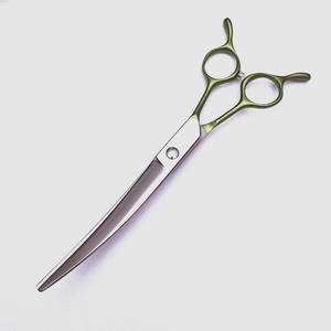 กรรไกรตัดขนสัตว์เลี้ยง Ls 440C ขนาด 7 นิ้ว ด้ามจับสีเขียว กรรไกรตัดแต่งขนสุนัขระดับมืออาชีพ สำหรับสัตว์เลี้ยง - Product Image 3