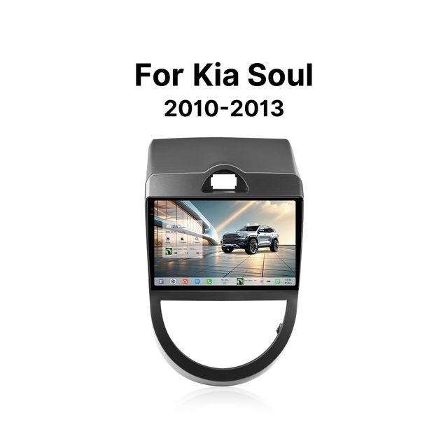 Youducar for Soul 2010-2013 Android Car Radio Player Head Unit Navigation Wireless CarPlay Reversing Aid Hi-Res FM Transmitter