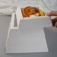 PACKINWAY personnalisé arabe nouveau 3 couches pyramide forme alimentaire à emporter boîte traiteur conteneur Dessert pâtisserie Snack pyramidal boîte