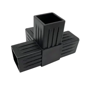 Pe/pp/abs hole plastic plug cover pvc drainage pipe and accessories custom black plastic square pipe corner connector