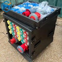 12 voies 18 voies 36 voies Boîte en silicone Équipement de distribution d'énergie pour l'éclairage de scène Affichage LED Armoire de distribution audio