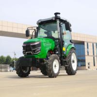 Traktor Mini Pertanian 4wd 704 70hp Dengan Kabin, Untuk Kebun Pepaya, Kebun Pertanian, Dijual