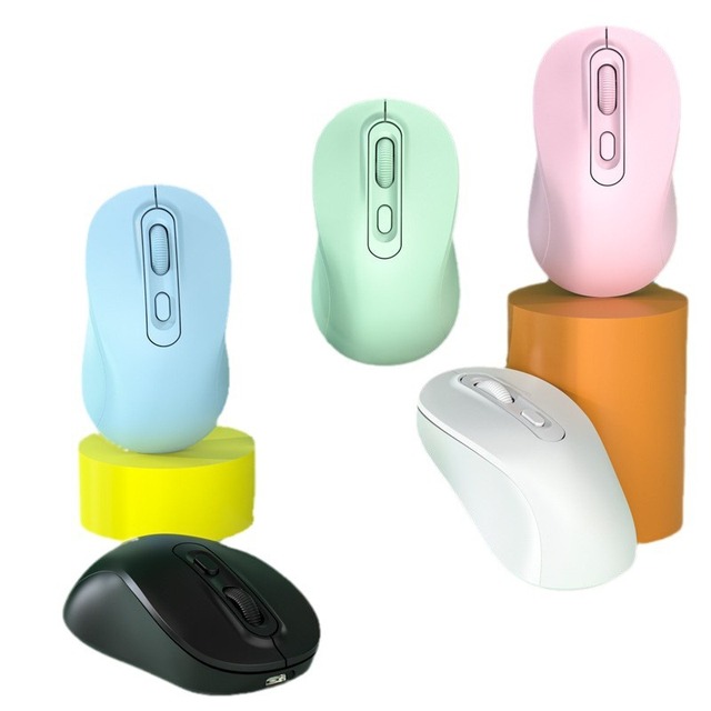 New Design Rechargeable USB Wired RGB Backlit Silent Dual Mode Slim Office Computer Notebook Mouse