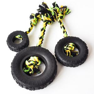 Gomma durevole Anti-morso S <span class=keywords><strong>M</strong></span> L pneumatico giocattolo da masticare giocattolo da addestramento per cani resistente ai morsi Interact <span class=keywords><strong>Toy</strong></span> per cucciolo di taglia grande - Product Image 3