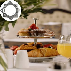 חדש כבד החובה מסתובב צלחת סגסוגת פלדה כיכר מגש סובב מנגנון פטיפון חומרה 360 תואר סיבוב מגש סובב נושאות - Product Image 4