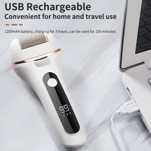 Callus Verwijderaar Scheerapparaat Oplaadbare Elektrische Voet Pedicure Gereedschap Voor Voeten Professionele Harteloze Scheerapparaat Waterdichte Pedicure Kit - Product Image 5