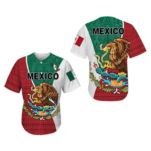 Maillots de baseball et de football personnalisés Mexique à prix de gros, T-shirts Aigle Mexicain, Tenues assorties pour la famille - Product Image 3