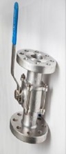 Vanne à boisseau sphérique à bride en acier inoxydable ASTM A351 CF8/CF8M, 3 pièces, passage plein, classe 300, de 1 à 6 pouces, à commande manuelle par levier, OEM - Product Image 2