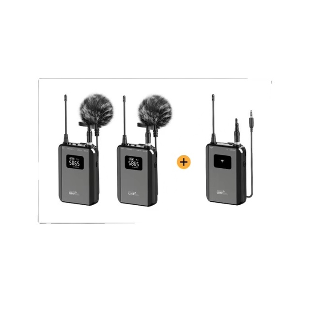 Professional U60-2 Camera Wireless Recording Microphone (One-to-Two)