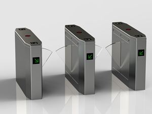 Puerta de torniquete con solapa escolar, puerta de barrera con solapa de Control de entrada automática para <span class=keywords><strong>biblioteca</strong></span> universitaria con tarjeta RFID/reconocimiento facial - Product Image 4