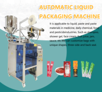Machine d'emballage verticale entièrement automatique à grande vitesse pour sachets stick, avec film alimentaire