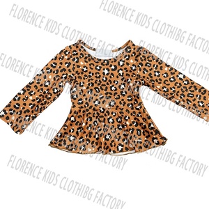 <span class=keywords><strong>Camisetas</strong></span> De ninas para niña, <span class=keywords><strong>camisetas</strong></span> con peplum para bebé, venta al por mayor - Product Image 3