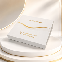 Boîte cadeau en carton rigide pour appareil de beauté, avec logo personnalisé en feuille d'or, pour l'emballage de kits de soins de la peau, vente en gros
