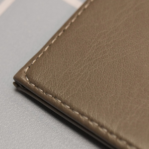 Custom PU Leather Office <b>Folder</b> With <b>Card</b> Slot Pen Holder Custom Logo For Enterprise Stationery - Product Image 2